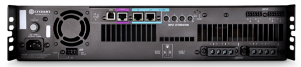 DCI4X600N 4 CHANNEL POWER AMPLIFIER 600W @ 4OHM, 70V 100V, WITH BLU LINK